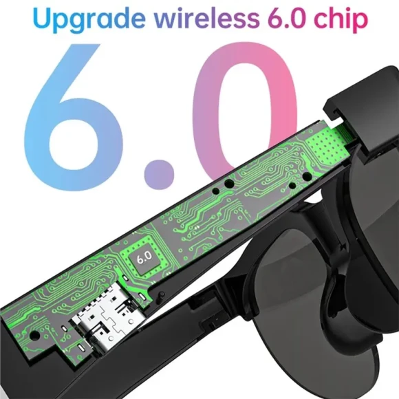 Smart Bluetooth Earphone Glasses with AI Translation — Smart Glasses