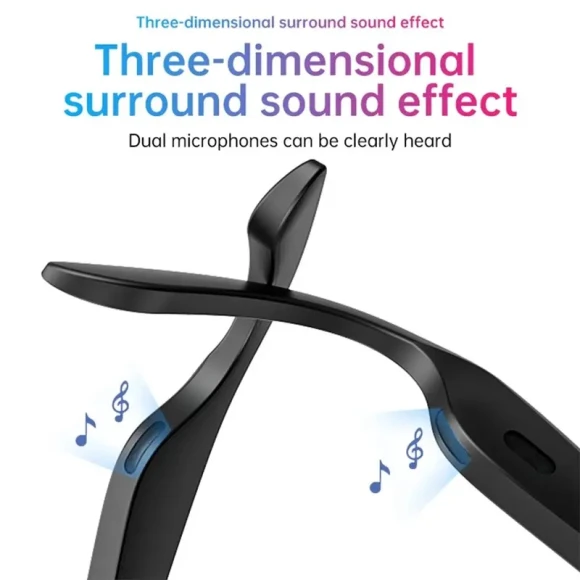 Smart Bluetooth Earphone Glasses with AI Translation — Smart Glasses