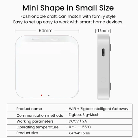 Zigbee Smart Gateway Hub — Smart Home Hub, Tuya