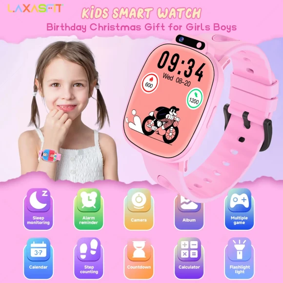 Kids Toy Smart Watch with HD Touchscreen and Camera — Smart Watch, LAXASFIT