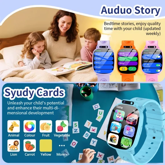 Kids Toy Smart Watch with HD Touchscreen and Camera — Smart Watch, LAXASFIT