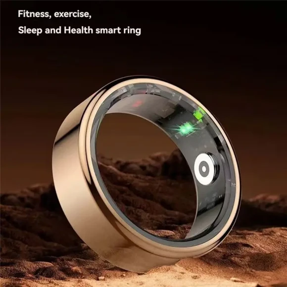 Smart Ring, Health Monitor, Heart Rate Sleep Monitor IP68 Waterproof Multi-Sport Modes — Smart Ring