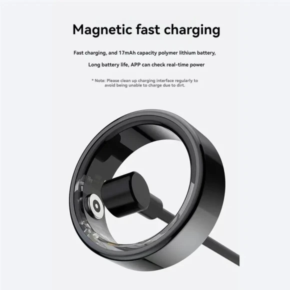 Smart Ring, Health Monitor, Heart Rate Sleep Monitor IP68 Waterproof Multi-Sport Modes — Smart Ring