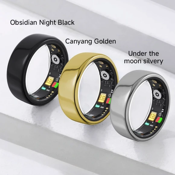 Smart Ring Sleep Blood Pressure Monitor Multiple Exercise Modes IP68 Waterproof Wireless — Smart Ring