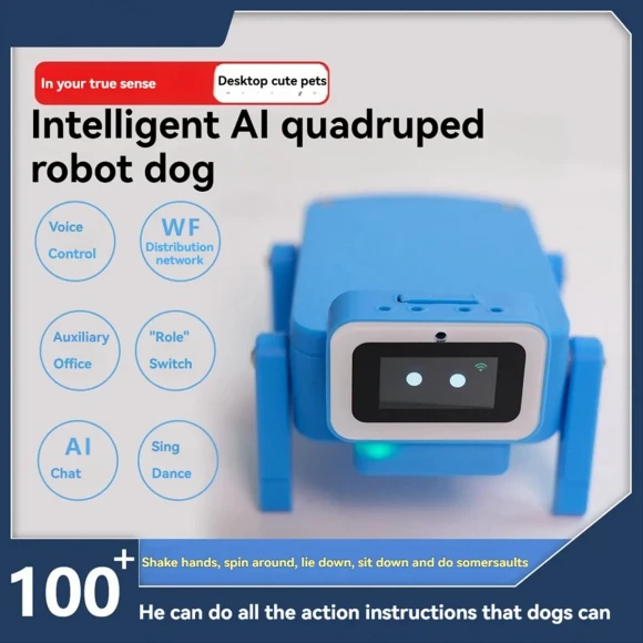Mechanical Dog Robot Development Board with AI Voice Chat — Robot Pet, ABDH