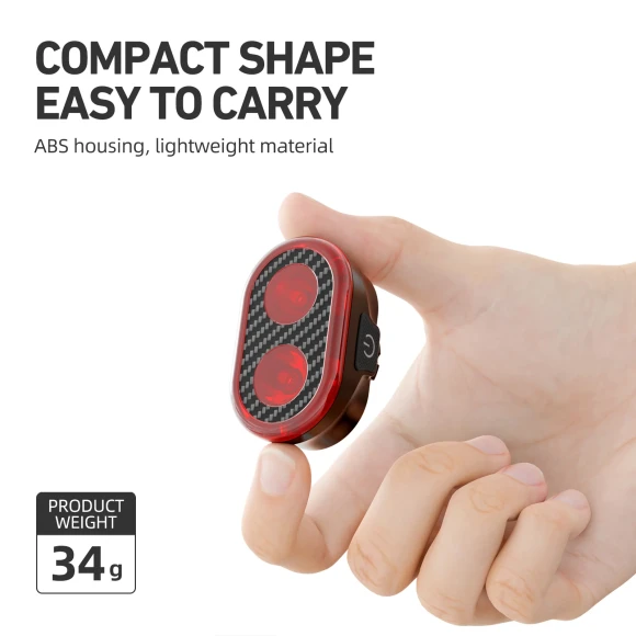 Smart Brake Sensing Bike Tail Light — Smart Bike Light, CYCLAMI