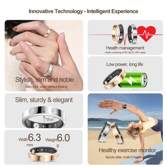 Slim Design Health Smart Ring — Smart Ring