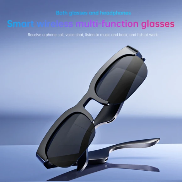 Smart Glasses AI Translator Hands-Free Music Calls Audio Glasses UV Protection Outdoor Sports Headphones — Smart Glasses
