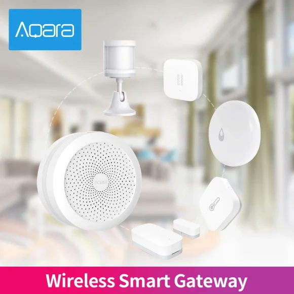 Smart Home Gateway Hub with Sensors — Starter Kit, Aqara