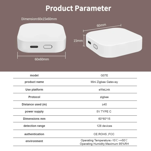 Zigbee Gateway Hub Mini — Smart Home Hub, eWeLink