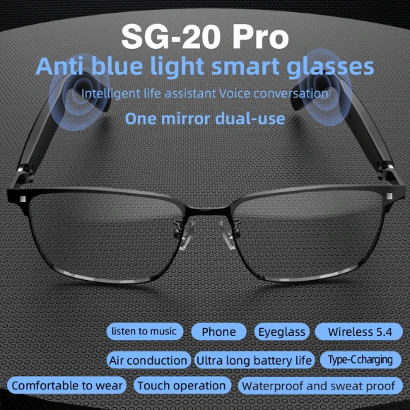 2-in-1 Smart Bluetooth Glasses — Smart Glasses