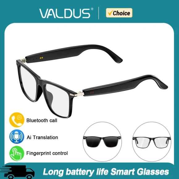 Smart Glasses with Bluetooth Calling and AI Translation — Smart Glasses, Valdus