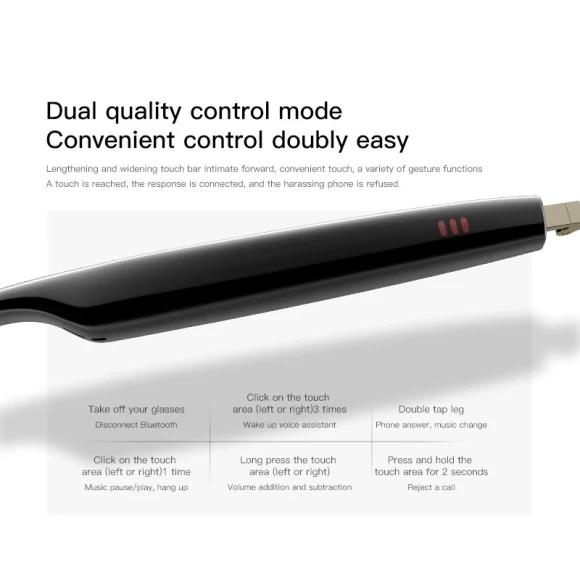 Smart Glasses with Bluetooth Calling and AI Translation — Smart Glasses, Valdus