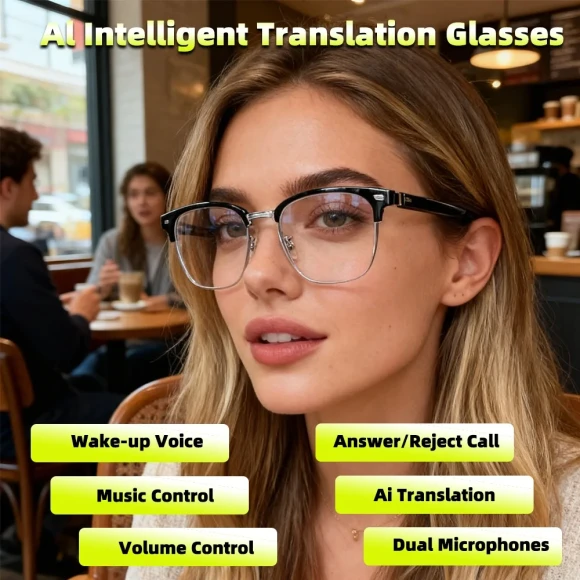 144+ Languages Translator AI Smart Glasses — Smart Glasses, Senbono