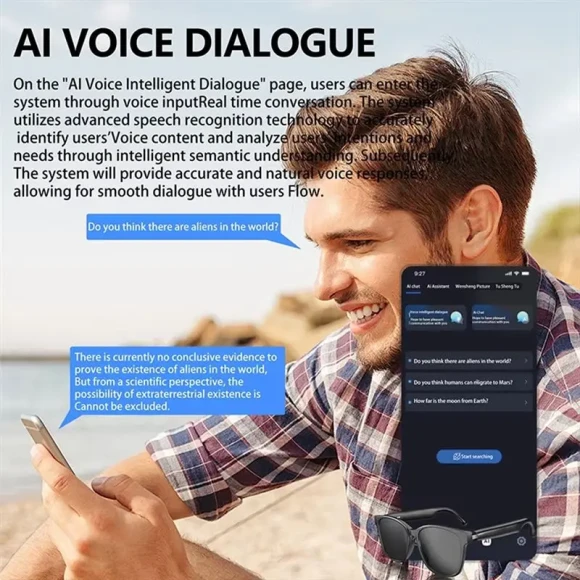 AI Chat Smart Sunglasses — Smart Glasses