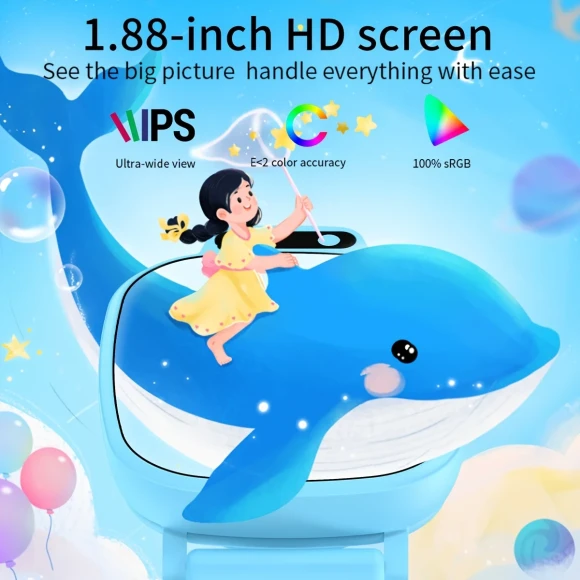 Kids Smart Watch HD Touchscreen Camera 18 Games Sleep Monitor LED Flashlight Calculator — Kids Smart Watch, LAXASFIT