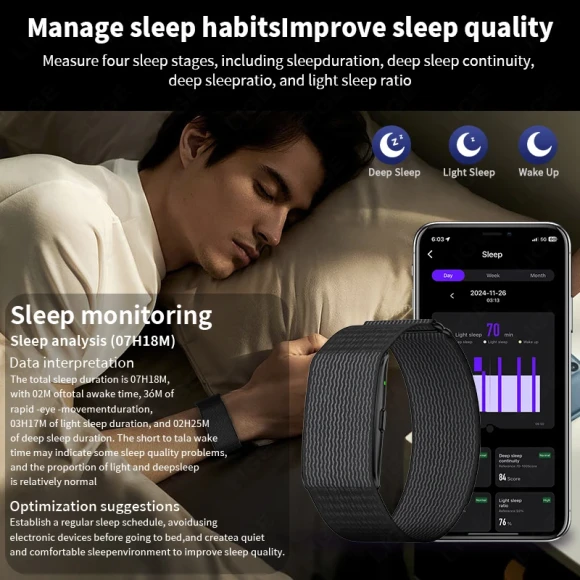 Smart Wristband — Fitness Tracker, LIGE
