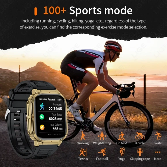 Luxury Smart Watch — Fitness Tracker, LIGE