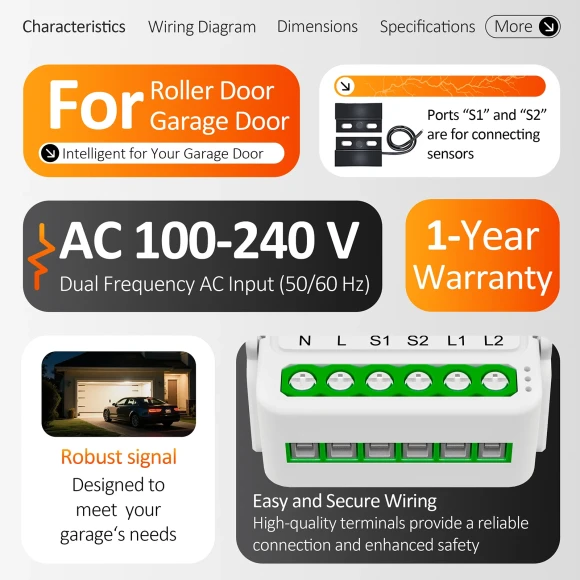 Smart Gate Controller — Smart Home Hub, Tuya