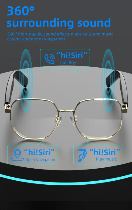 Smart Glasses with Anti-blue Light and Bluetooth 5.4 — Smart Glasses