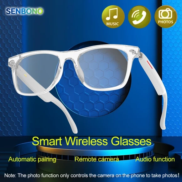 Smart Glasses with Open Ear Headset — Smart Glasses, Senbono