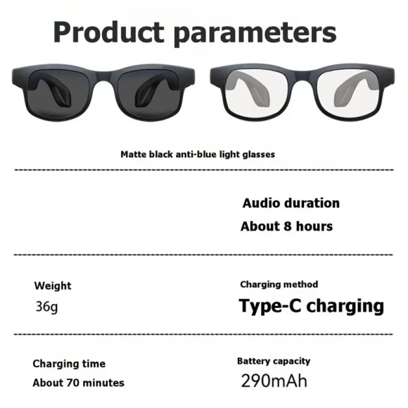 Smart Glasses with Touch and Voice Assistant — Smart Glasses
