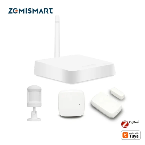 Smart Home Security Alarm Kit with Sensors — Motion Sensor, Zemismart
