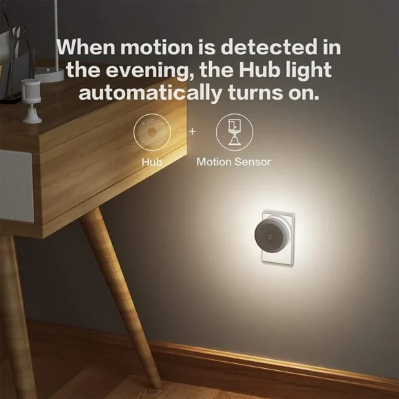 Smart Hub Gateway with LED Night Light — Smart Home Hub, Aqara