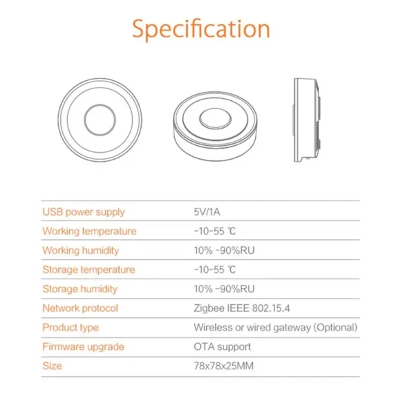 Zigbee Wired Gateway Hub — Smart Home Hub, Tuya