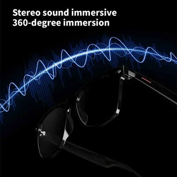 Smart Glasses with Blue Light Filtering Polarized Lenses and Built-in Audio — Smart Glasses, Erilles