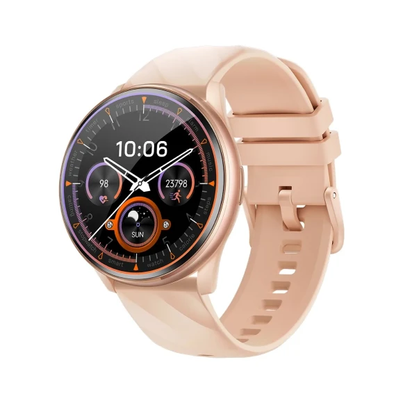 Smart Watch with 1.46 Round Screen, Bluetooth Call, Music, Waterproof — Fitness Tracker