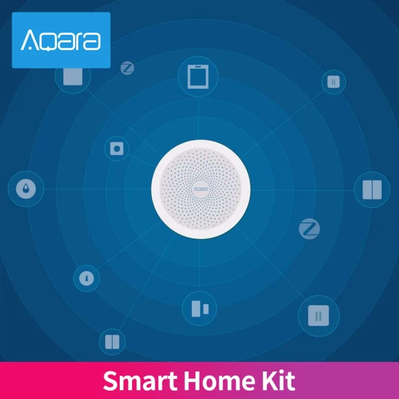 Zigbee Smart Home Hub Kit with Sensors — Smart Home Hub, Aqara