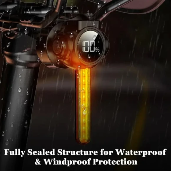 Smart Bike Tail Light with LCD Screen — Smart Bike Light, ABVE
