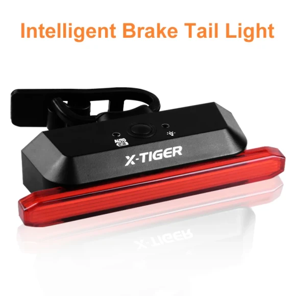 Smart Brake Sensing Bike Tail Light — Smart Bike Light, X-TIGER