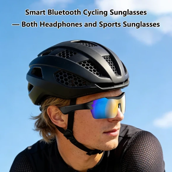Bluetooth Cycling Sun Protection Glasses — Smart Glasses, Lenovo