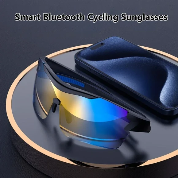Bluetooth Cycling Sun Protection Glasses — Smart Glasses, Lenovo