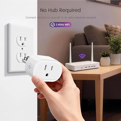 WiFi Smart Plug (2-Pack) — Smart Plug, MOOEGG
