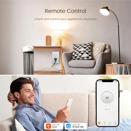 WiFi Smart Plug (2-Pack) — Smart Plug, MOOEGG