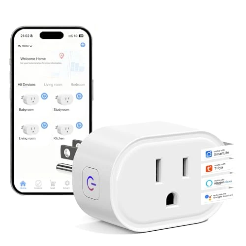 WiFi Smart Plug (2-Pack) — Smart Plug, MOOEGG