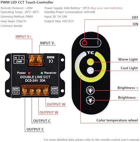 CCT COB LED Strip Lights Kit — LED Strip Lights, BENLUN
