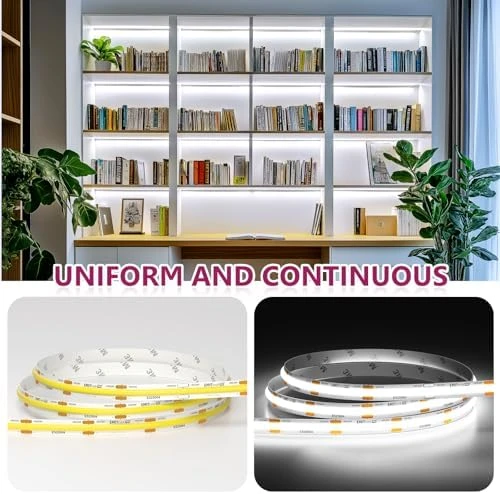 COB LED Strip Lights White 5000K — LED Strip Lights, EMITEVER