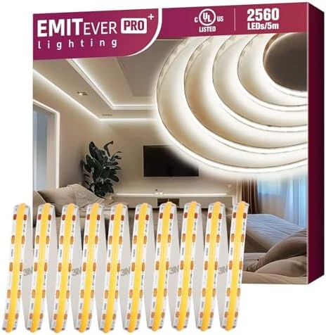COB LED Strip Lights White 5000K — LED Strip Lights, EMITEVER