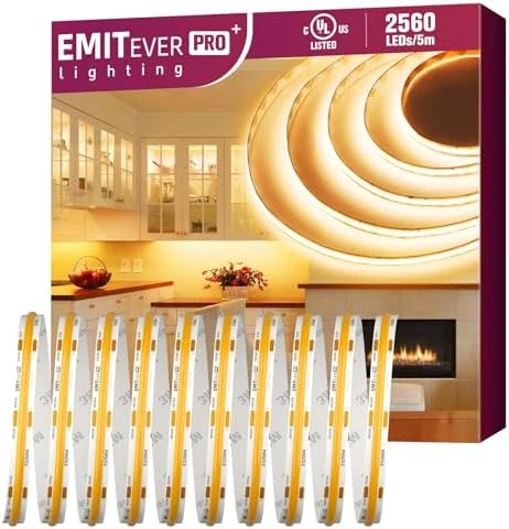 COB LED Strip Lights White 5000K — LED Strip Lights, EMITEVER