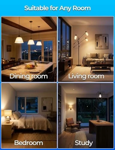 Color Changing LED Light Bulb (4 Pack) — Smart Light Bulb, ILC