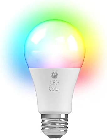 Color Changing LED Light Bulbs with Remote — Smart Light Bulb, GE