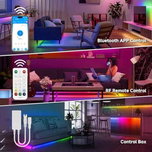 Dual IC RGBCCT LED Strip Light with Bluetooth Control — LED Strip Lights, BTF-LIGHTING