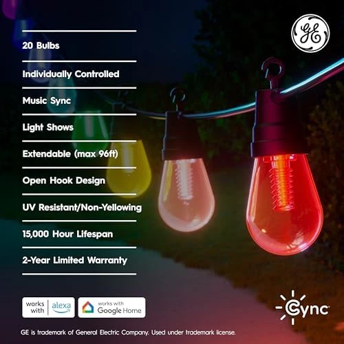 Dynamic Effects Smart Cafe Lights — LED Strip Lights, GE