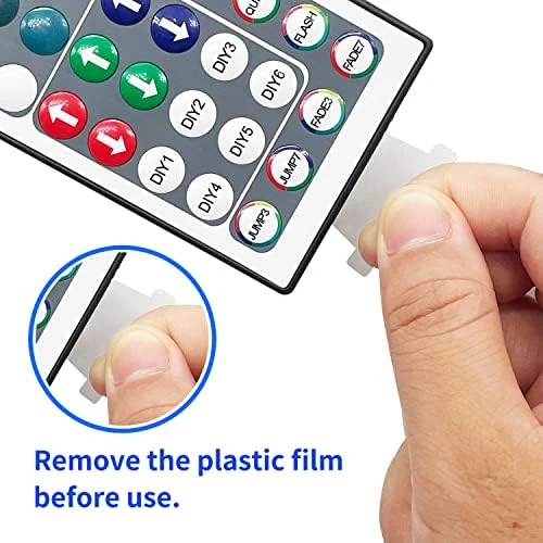 RGB LED Strip Light with 44-Key Remote — LED Strip Lights, FONEWE