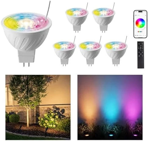 RGBCW MR16 LED Bulb — Smart Light Bulb, Gardenreet