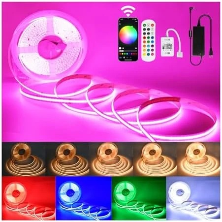 RGBW COB LED Light Strip 32.8ft — LED Strip Lights, INDARUN
